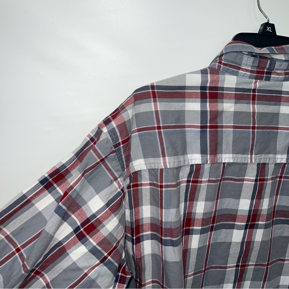 Columbia Button Up Adult XL Mens Multicolor Plaid Long Sleeve 100% Cotton Shirt - Picture 10 of 16